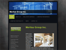 Tablet Screenshot of meritusgrp.com